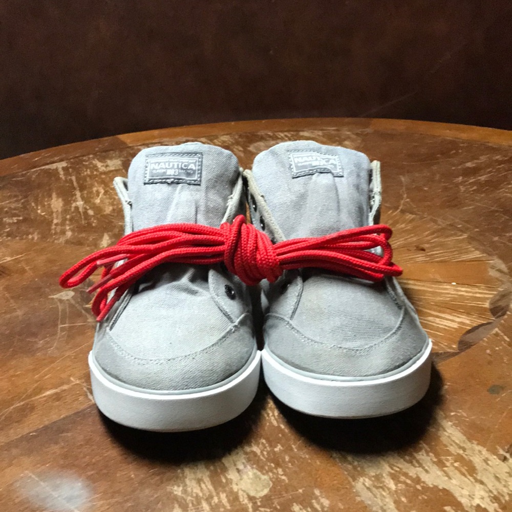Gray Nautica shoes